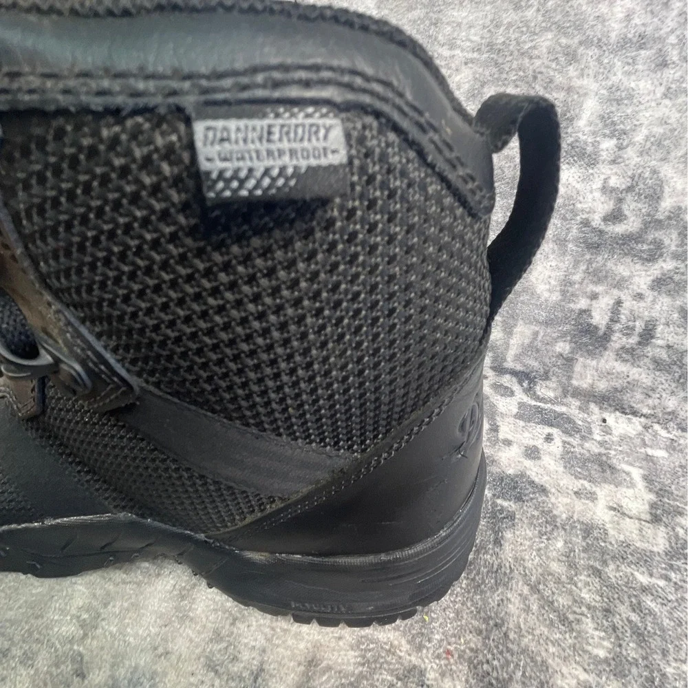 Danner Scorch Side Zip Tactical Boots Mens 10.5 Black Mesh Duty Boots
